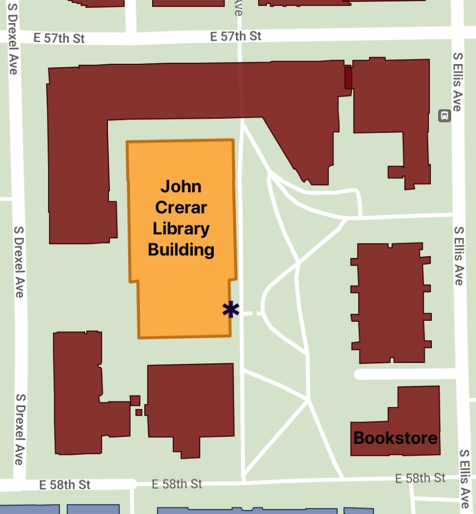Crerar Library Map